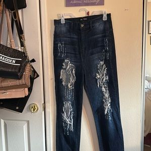 Blue jeans there a dark wash